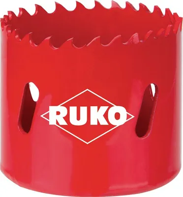 Produktbild von RUKO 106065, Einzelbild, Bohrer, Aluminium, Nicht-eisenhaltiges Metall, Gipskarton, Kunststoff, Sperrholz, Stahl, Holz, Rot, Hochgeschwindigkeitsstahl (HSS), Hochgeschwindigkeitsstahl (HSS)