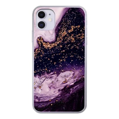 Produktbild von MuchoWow® Handyhülle Schutzhülle Hülle für iPhone 11 Marmor - Gold - Naturstein Silikon Softcase Handy Hülle - Handytasche