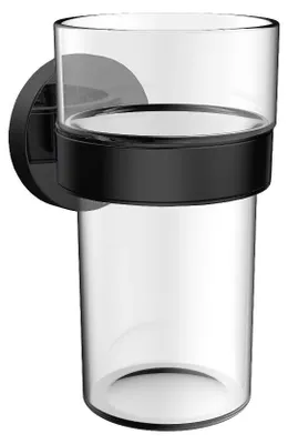 Produktbild von emco round C Glashalter, mit Kunststoffbecher, 432013301