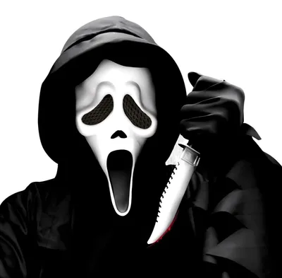 Latex Schrei-Maske – Gruseliger Totenkopf für Halloween