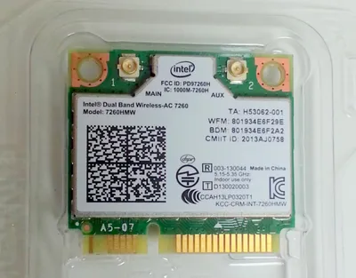 Produktbild von Intel Wireless-N 7260 Plus Bluetooth, Eingebaut, Kabellos, PCI Express, WLAN / Bluetooth, 300 Mbit/s