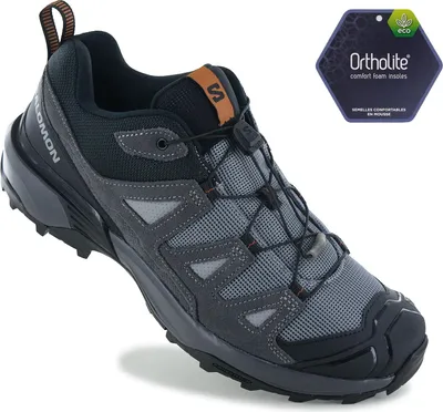 Produktbild von Salomon X ULTRA 360 Leather - Herren Wanderschuhe Trekking Schuhe Grau 475717 , EU 46 2/3 UK 11.5