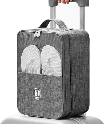 Produktbild von Reisetasche für Schuhe, Organizer, Schuhkoffer, Schuhtransport Grau - SHOEPACK