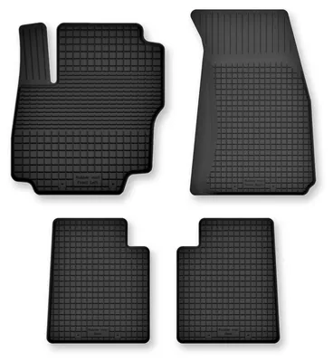 Image de Tapis de sol en caoutchouc pour Ford Mondeo MK5 2015- (berline/break) – 4 pièces, noirs, semi-universel, adapté