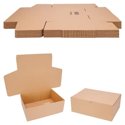 Produktbild von 50 Versandkartons - 350 x 250 x 130 mm - kleine Kartons für Versand Faltschachteln