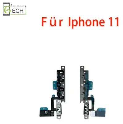 Produktbild von Für iPhone 11 Lautstärke Volume Laut Leise Schalter Regler Flex Kabel