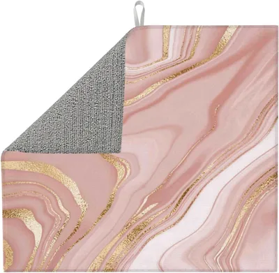 Produktbild von Große Abtropfmatte aus saugfähiger Mikrofaser für Geschirr, Küchenutensilien, Töpfe und Pfannen, 40,6 x 45,7 cm