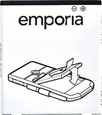 Produktbild von Akku für Emporia Smart.3 Li-Ion 3,8 Volt 2500 mAh schwarz