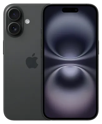 Image de Apple iPhone 16 15,5 cm (6.1") Dual-SIM iOS 18 5G USB Type-C 128 GB Noir