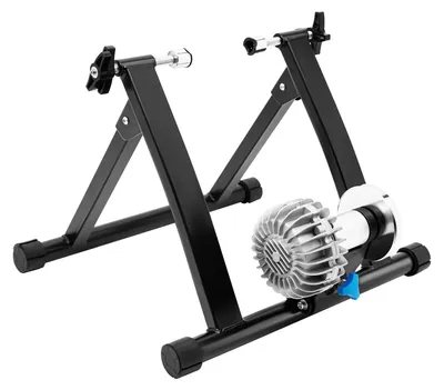 Produktbild von Indoor Rollentrainer - Fahrradtrainer/Ständer - Für 66–74 cm Laufräder - Kompatibel mit 700C - Stationäres Training - Schwarz