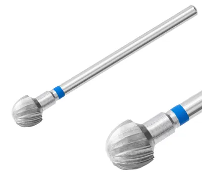 Produktbild von Hartmetallfräser Fräseraufsatz Bohrer Kugel Normal Schleifer Maniküre (blauer Ring)