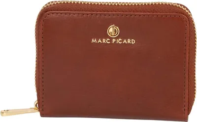 Produktbild von Marc Picard Leder Geldbörse Firenze Zip Wallet Cognac braun