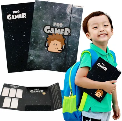 Obrázek produktu pro PRO GAMER LAMINOVANÝ školní složka s gumičkou PRO HRÁČE A4