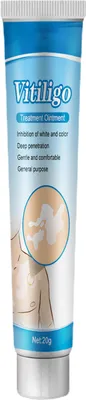 Produktbild von 20 g Vitiligo-Hautcreme, Entfernung von scheckigen Stellen, Verblassen der Fleckenbildung, äußere Anwendung, Wiederherstellung makelloser Haut, Salbe zur Behandlung weißer Flecken, Heimversorgung
