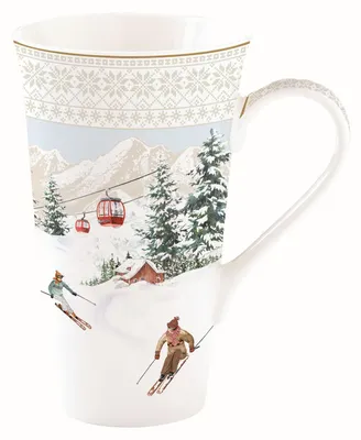 Image de Mug Géant Chalet 60cl Porcelaine, Design Chalet, Grande Capacité - Easy Life
