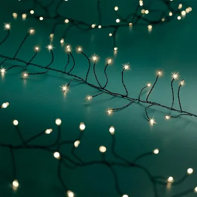 Produktbild von Kaemingk Lumineo Lichterkette Compact Twinkle 960 LED warmweiß außen 12 m schwarz
