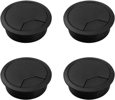 Produktbild von Schwarze Büro-Kabelführungen für Büro - Kabelbinder - Kabelorganisation