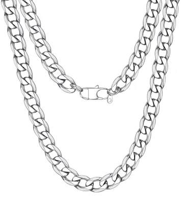 Produktbild von Herrenkette, Panzerkette – Edelstahl – 76 cm – Freundschaftskette – Modeschmuck – Geeignet für Damen und Herren – Schmuckstück