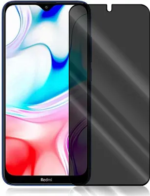 Produktbild von Anti Spy Panzer Folie für Xiaomi Redmi 8 Privacy Displayschutzfolie Sichtschutz Glasfolie Schutzglas