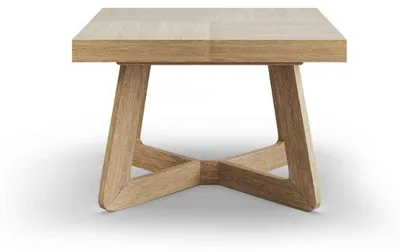 Produktbild von Masseno Ausziehbar Esstisch PIAZZA 130 - 230 cm x 130 cm Quadratisch Tisch für Wohnzimmer, Küche, Eichefarben