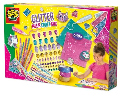 Image de Coffret créatif Mega Glitter SES CREATIVE 14139