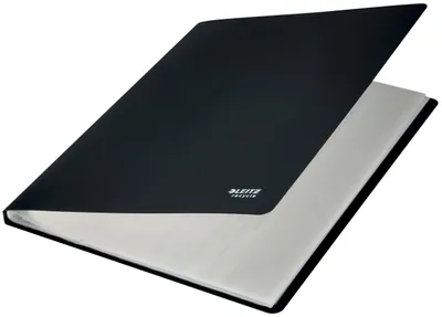Produktbild von Leitz 46770095, Schwarz, Polypropylen (PP), 40 Taschen, Porträt, A4, 231 mm
