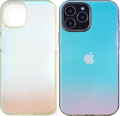 Image de Aurora Case Case pour Iphone 13 Pro Max Iridescent Gel Cover Blue