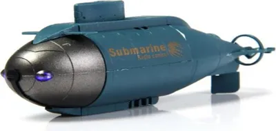 Zdjęcie produktu dla Mini 6CH Bezprzewodowe zdalne sterowanie wyścigi podmorskie zabawki dla dzieci niebieski