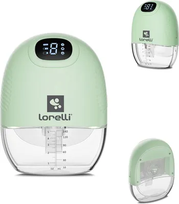 Immagine prodotto di Tiralatte elettrico Lorelli Alice 140ml Cavo USB 9 livelli 3 modalità Display LED verde