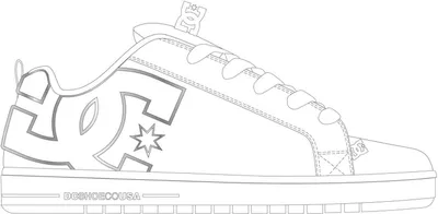 Produktbild von DC Court Graffik White/M Silver 38,5