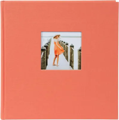 Produktbild von Fotoalbum Bella Vista 30x31 cm Lachs Leinen goldbuch Fotobuch 27 480