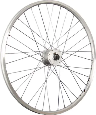 Produktbild von 26 Zoll Vorderrad Ryde Zac19 geöst Shimano Nabendynamo DH-C3000 - silber