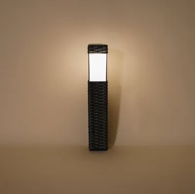Produktbild von esotec Solar Standleuchte RATTAN-STYLE Wegeleuchte wetterfest IP34 102073
