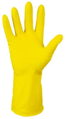 Produktbild von Spülhandschuhe Haushaltshandschuhe gelb  1 Paar Gr. L/9