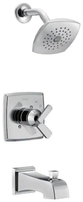 Dusch-Thermostat Trim-Set, Chroom, 1 Griff, Wandmontage