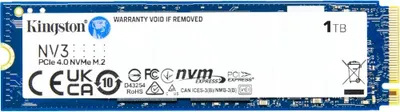 Obrázok produktu pre Kingston Ssd Laufwerk Nv3 1Tb Pcie 4.0 Nvme M.2 2280 6000/4000Mb/S Notebooky/Sff