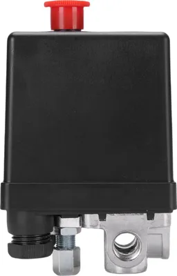 Zdjęcie produktu dla Przełącznik ciśnieniowy sprężarki powietrza 90 PSI -120 PSI 4 przyłącza 240 V 20 A zawór sterujący