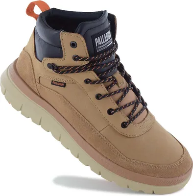 Zdjęcie produktu dla PALLADIUM Pallaflex Cuff M – męskie trampki, obuwie codzienne, skórzane, brązowe 09509-254-M, rozmiar 41 (EU), 7 (UK)