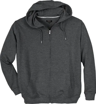 Produktbild von Sweatjacke Übergröße anthrazit melange Redfield Jan