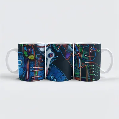 Produktbild von raxxa Premium-Tasse "Diving bird"