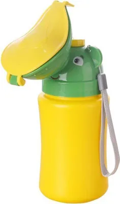Produktbild von Kinderplasbehaelter - Reiseurinaal - Mädchen - Unisex - Zahnhygienetraining - tragbar für Auto, Camping, Reisen
