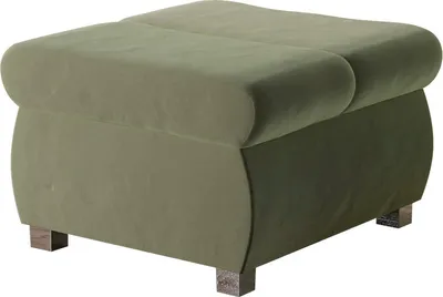 Produktbild von MIRJAN24 Polsterhocker Bangkok Klein, Moderne Sitzhocker vom Hersteller, Holzkonstruktion, 60x60x39 cm (Farbe: Magic Velvet 2243)