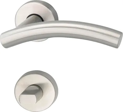 Image de MARCHESI Garniture à béquilles MOSKAU - sur rosace WC, 38 - 45, inox mat