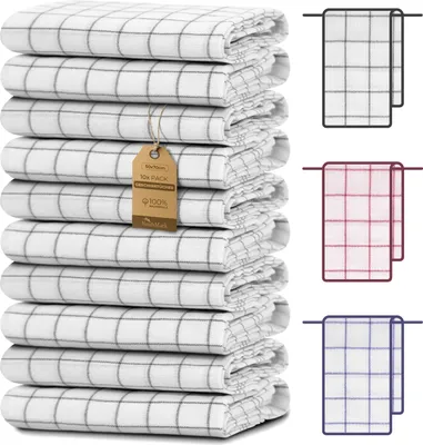 Obrázok produktu pre NatureMark balenie 10 uterákov 50 X 70 CM, 100% bavlna, antracitovo sivá