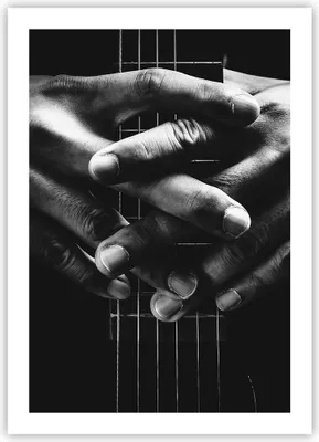 Produktbild von Poster - Poster ohne Rahmen - Gitarre Musiker Musik - 50x70 cm - Wand Bild - Wanddeko - Wandbilder - Kunstposter - Wandposter - Bilder - Kunstdruck - Wanddekoration - Wandbild - P2XPA50x70-4960