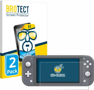 Produktbild von 2x Für Nintendo Switch Lite Schutzfolie BROTECT Displayschutz Display Schutz Folie Klar Transparent
