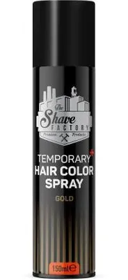 Produktbild von The Shave Factory – temporäres Haarfarbespray Gold – temporäres Haarfärbespray, Gold 150ml