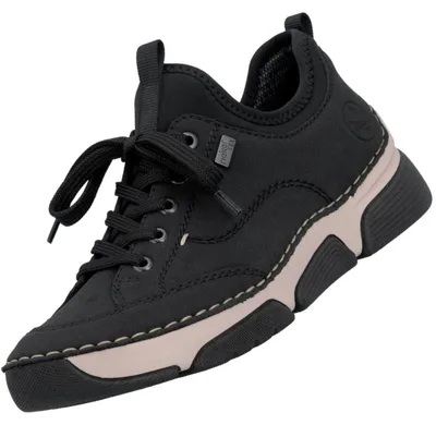 Immagine prodotto di Scarpe basse in pelle da donna Rieker, colore nero, modello 45976-00