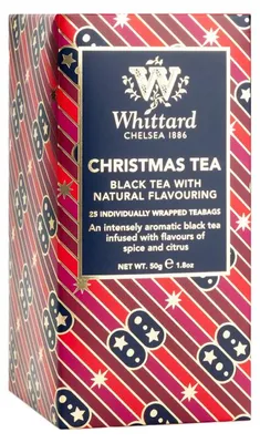 Obrázek produktu pro Černý čaj Whittard of Chelsea "Vánoční čaj", 25 kusů.