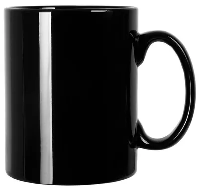 Zdjęcie produktu dla Filiżanka ceramiczna, bardzo duża, 600 ml, czarna, 20 uncji, z uchwytem, idealna do biura i domu